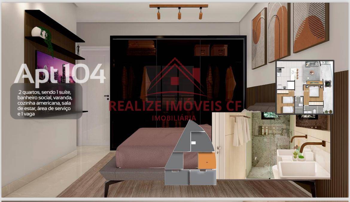 Apartamento à venda com 2 quartos, 60m² - Foto 6