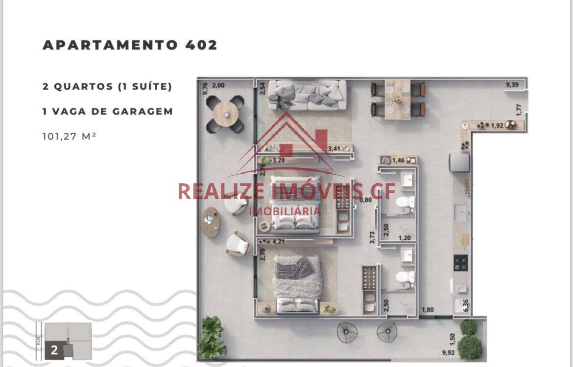 Apartamento à venda com 1 quarto, 61m² - Foto 16