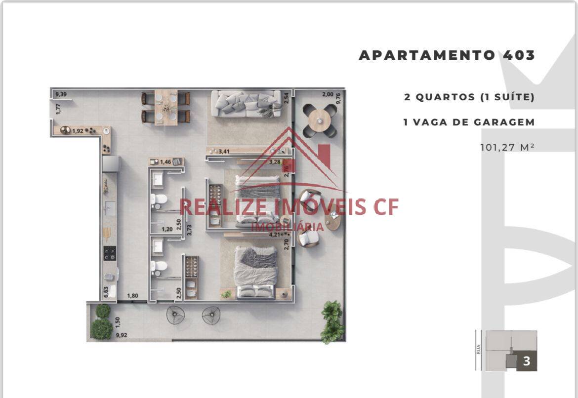 Apartamento à venda com 1 quarto, 61m² - Foto 23