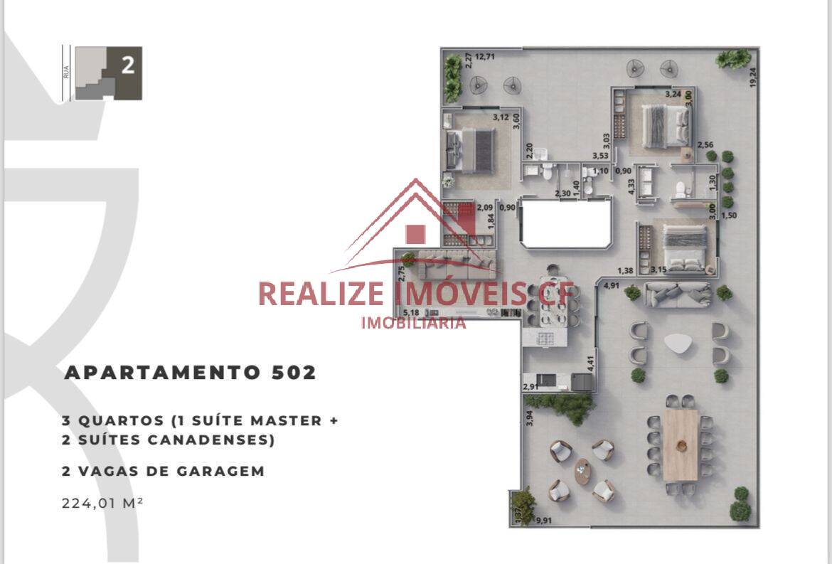 Apartamento à venda com 1 quarto, 61m² - Foto 27