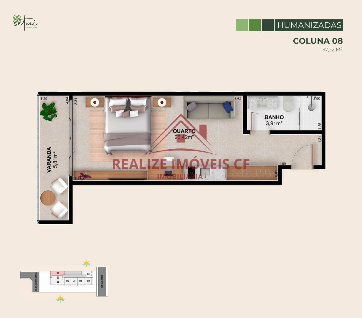 Apartamento à venda com 1 quarto, 35m² - Foto 21