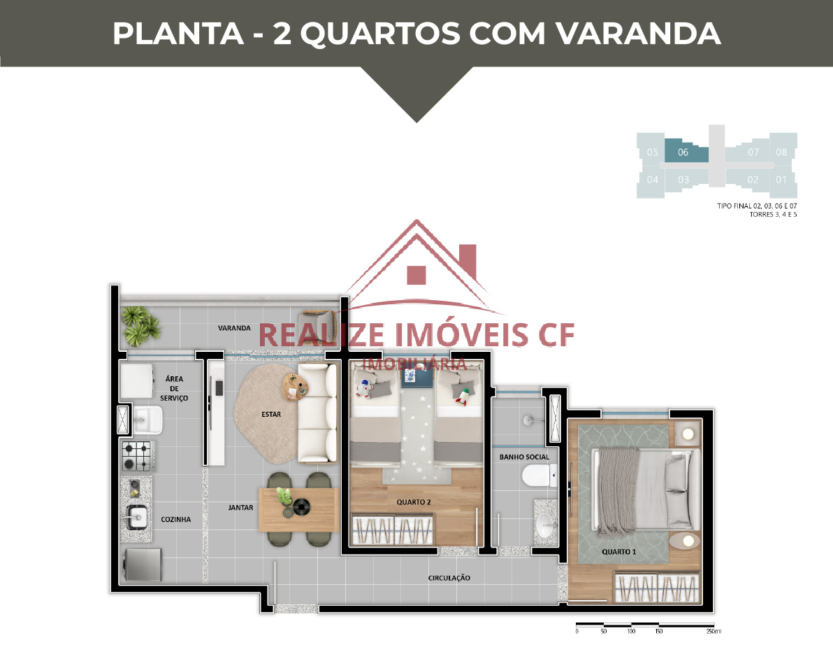 Apartamento à venda com 2 quartos, 55m² - Foto 34