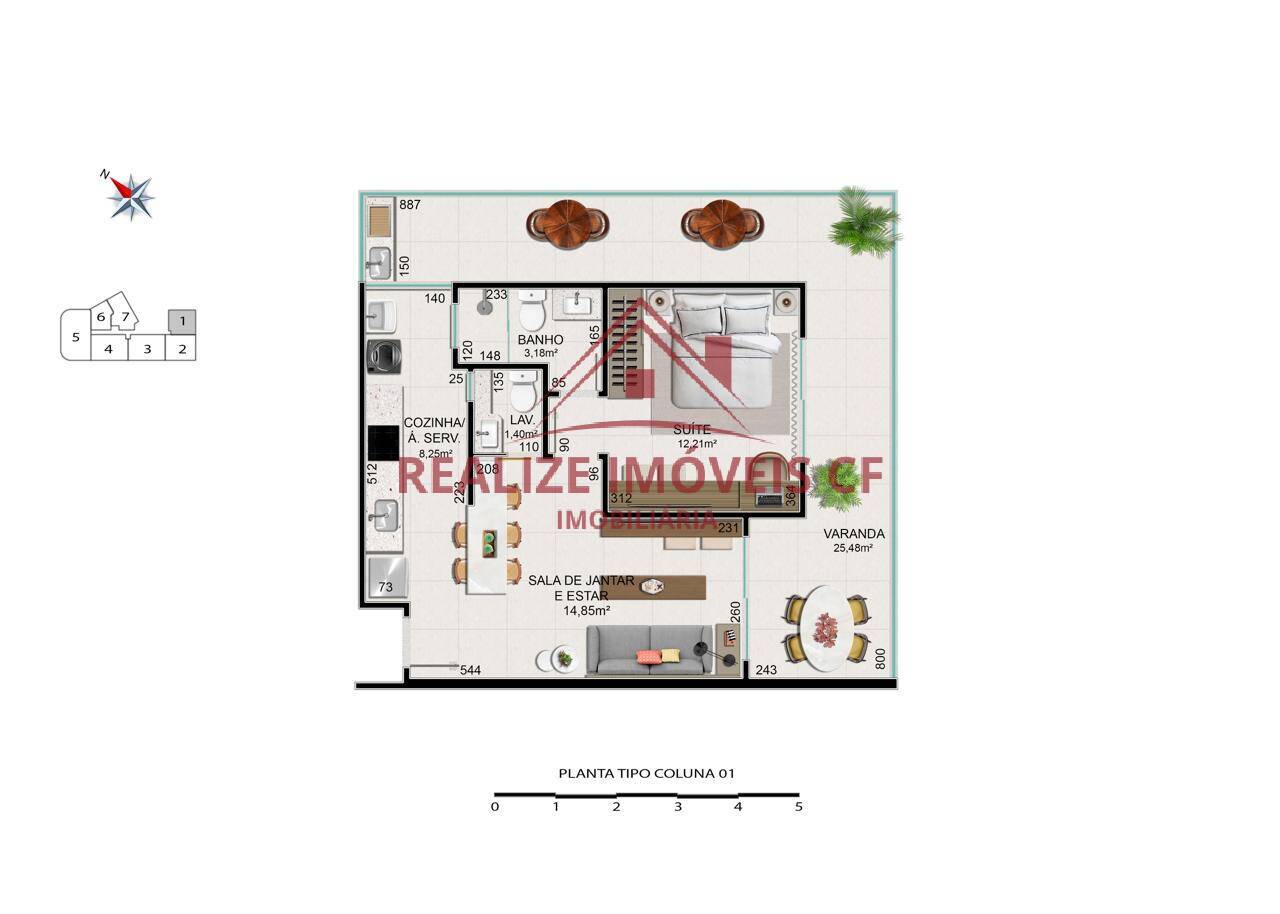 Apartamento à venda com 1 quarto, 60m² - Foto 38